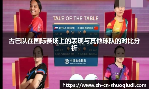 古巴队在国际赛场上的表现与其他球队的对比分析